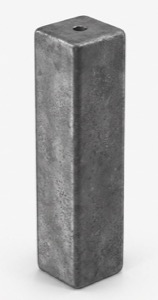 45 mm Square cast lead sash weight